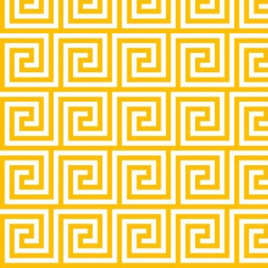 Geometric Pattern: Key Spiral: Yellow