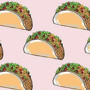 Tacos on blush