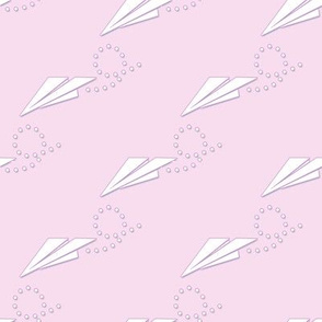 Pink Paper Airplanes