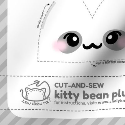 Cut & Sew Kitty Bean Plush Bundle