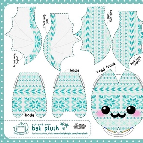 Cut & Sew Bat Plush Sweater