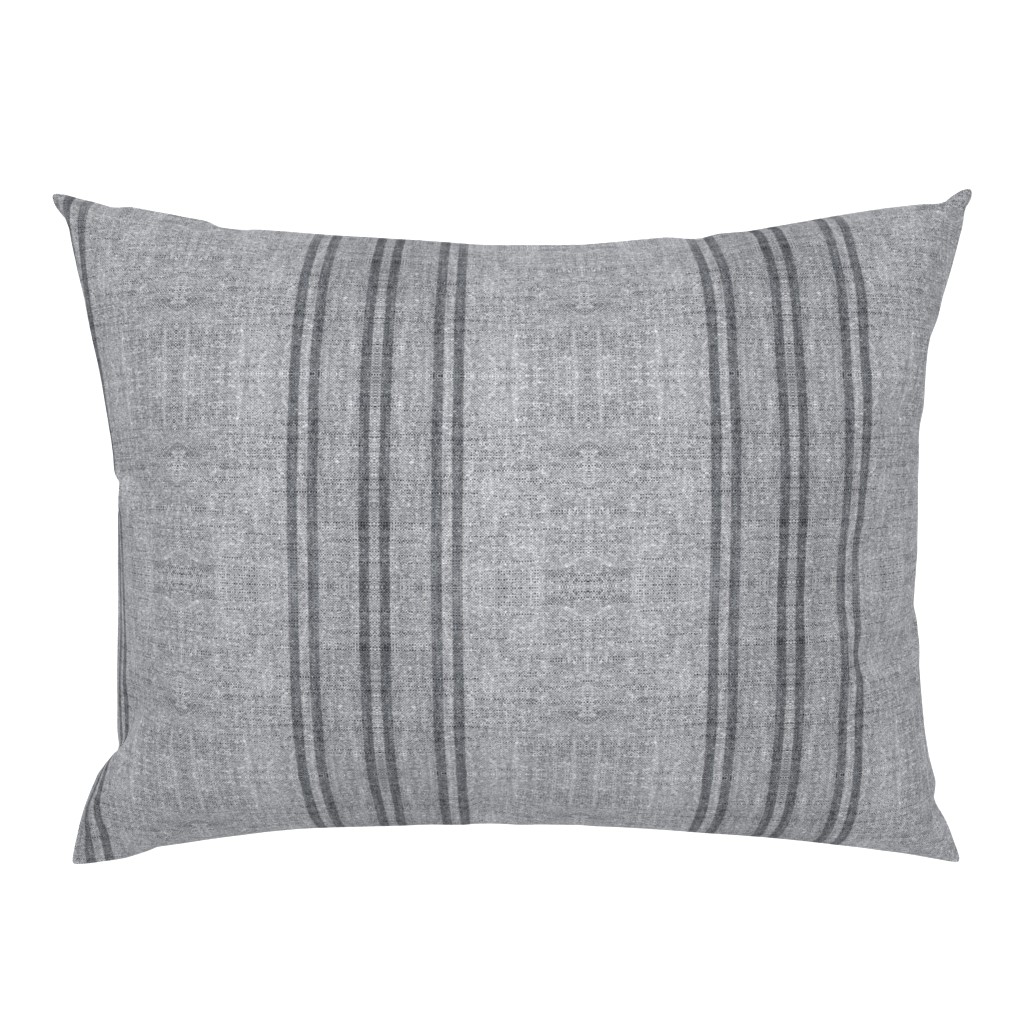 AEGEAN GREY LINEN STRIPE