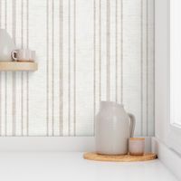 AEGEAN MULTI SIMPLE TICKING STRIPE JUTE