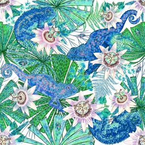 Emerald Canopy for Blue Chameleons (white)