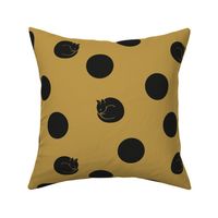 Polka Dot Cat Mustard