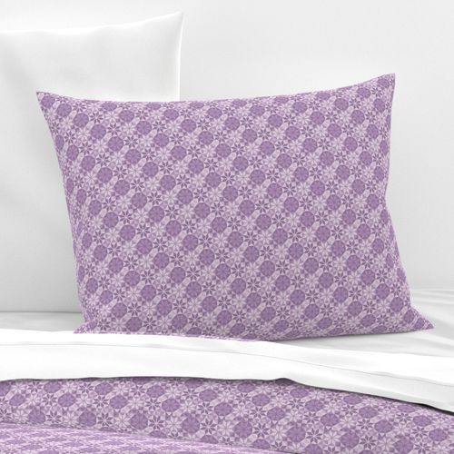 Geometric Pattern: Eight Petal Flower: Purple