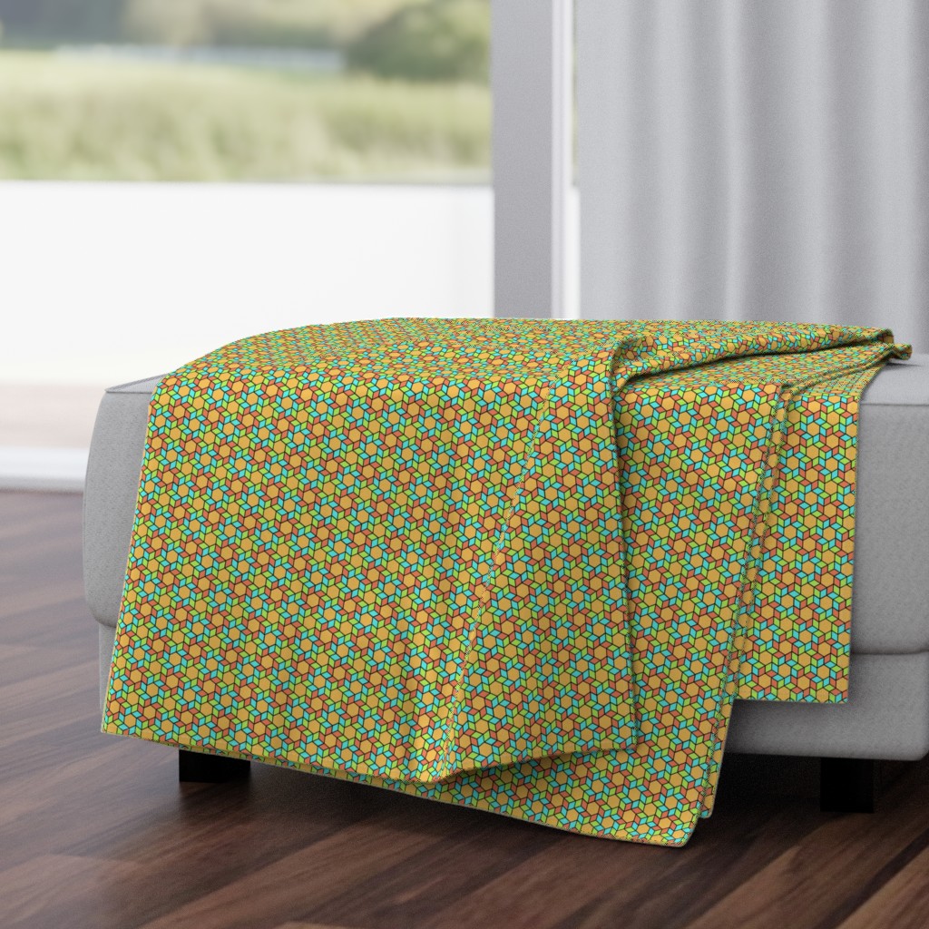 Geometric Pattern: Hexagon Box: Summer