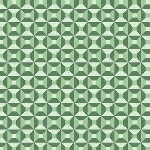 Geometric Pattern: Square Check: Spring