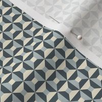 Geometric Pattern: Square Check: Steel