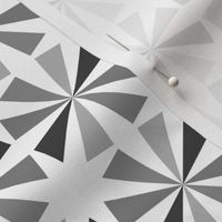 Geometric Pattern: Star: Grey/White