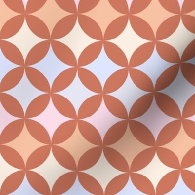 Geometric Pattern: Circle Nested: Terracotta