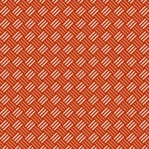 Geometric Pattern: Weave: Orange