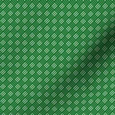 Geometric Pattern: Weave: Green