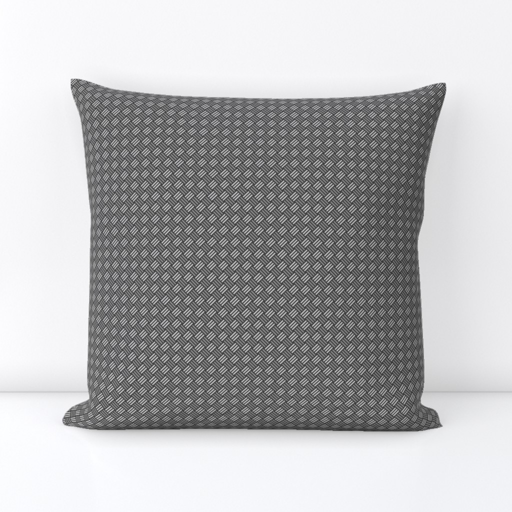 Geometric Pattern: Weave: Grey