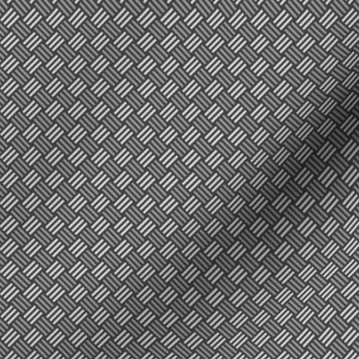 Geometric Pattern: Weave: Grey