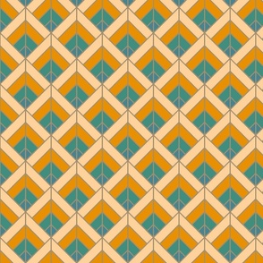 Geometric Pattern: Art Deco Diamond: Lily
