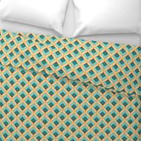 Geometric Pattern: Art Deco Diamond: Dream