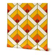 Geometric Pattern: Art Deco Diamond: Sunset (standard version)