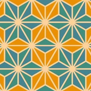Geometric Pattern: Art Deco Star: Lily