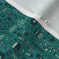 Medicine green teal