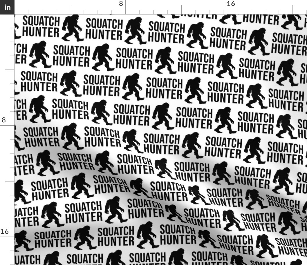 Squatch Hunter Bigfoot Silhouette