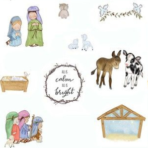 All is Calm All is Bright  Nativity 