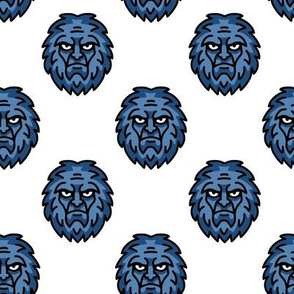 Bigfoot Sasquatch in Blue 