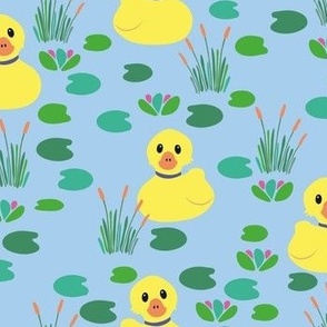 Little Duck in a Pond