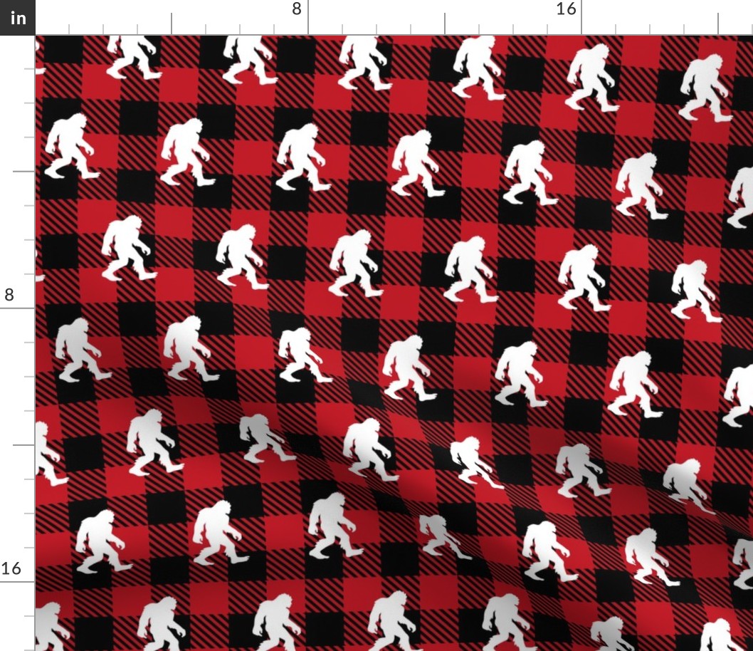 Bigfoot Buffalo Plaid: Cryptic Lumberjack Lore