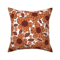 Bold Brown Floral