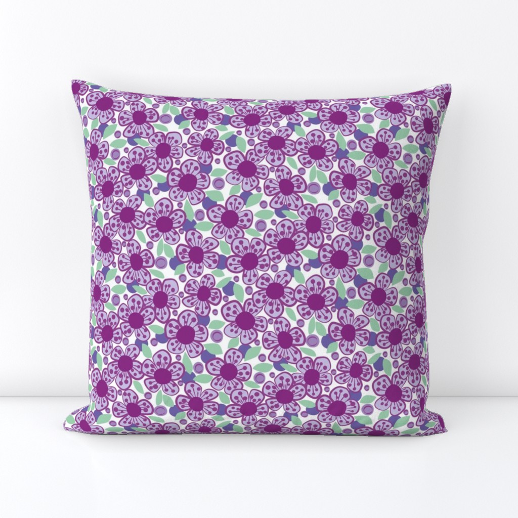 Lilac Bold Flowers small scale