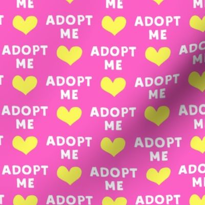 Adopt Me Pink Yellow Spoonflower