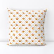 Orange Diamond Floral