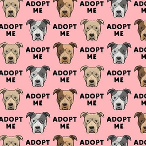 adopt me - pit bulls on pink