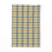 Plaid pattern green and yellow