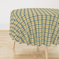 Plaid pattern green and yellow