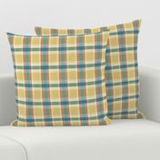 Plaid pattern green and yellow