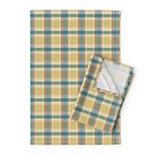 Plaid pattern green and yellow