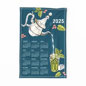 German 2024 Calendar, Monday / Mint Tea
