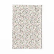 Ditsy prints flower in white