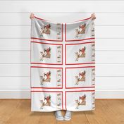 Dachshund tea towel Christmas Doxie