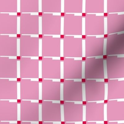 Pink Retro Squares