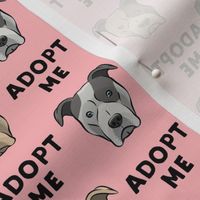 (slightly larger) adopt me - pit bulls on pink C18BS