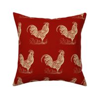 ROOSTER  BARN RED