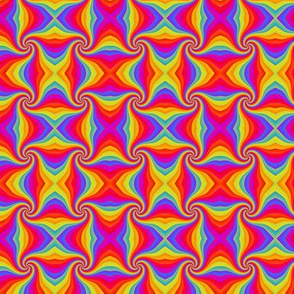 Psychedelic Rainbow Geometric