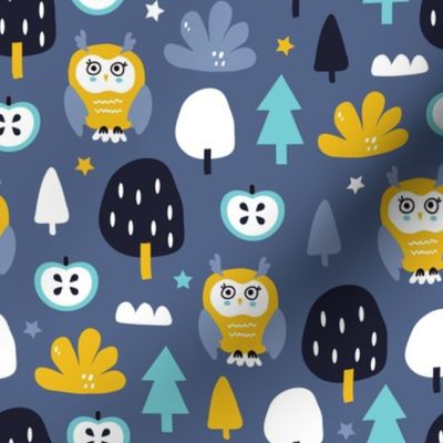 owls in the hoot-wood 