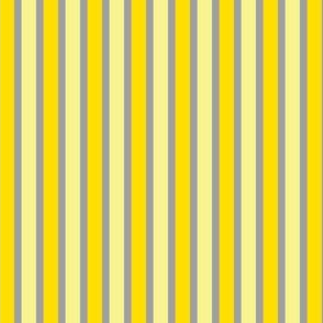 Love Blooms in Sunshine Stripes (#4) with Mystic Grey, Buttery Yellow and Daffodil Yellow