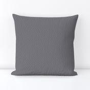 JP23 - Micro  - Art Deco Checked Stripe in Charcoal and Light Grey 