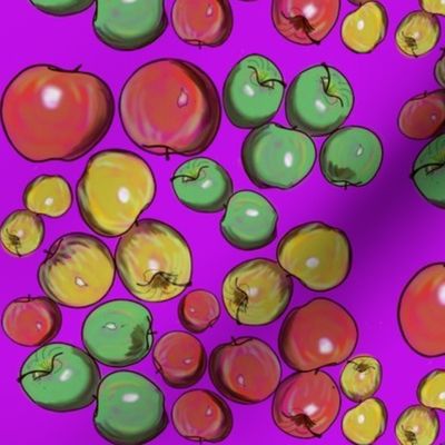 Apples in Purple