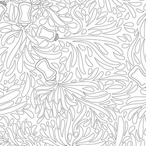 Food Frenzy - Coloring Page